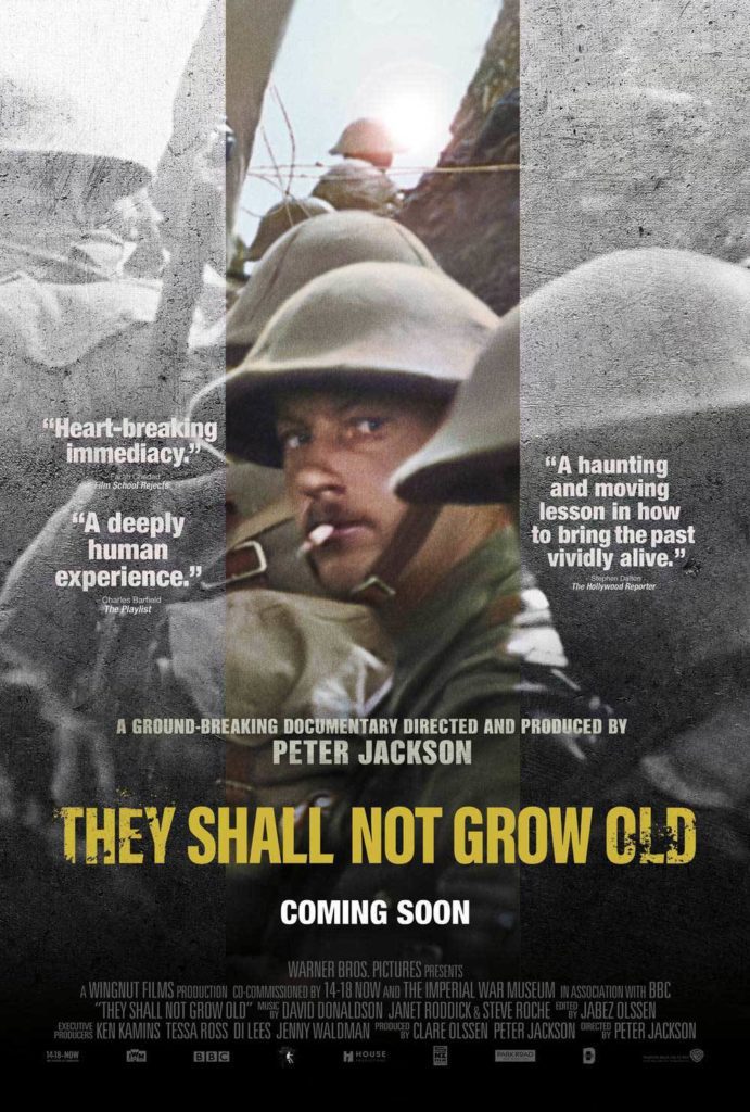 At the Movies with Alan Gekko: They Shall Not Grow Old