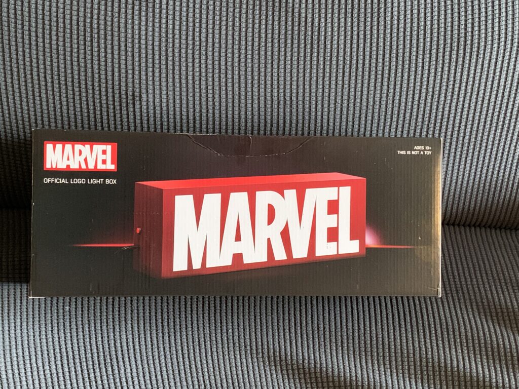 Marvel Comics Official Logo 17-Inch Light Box Review and Unboxing