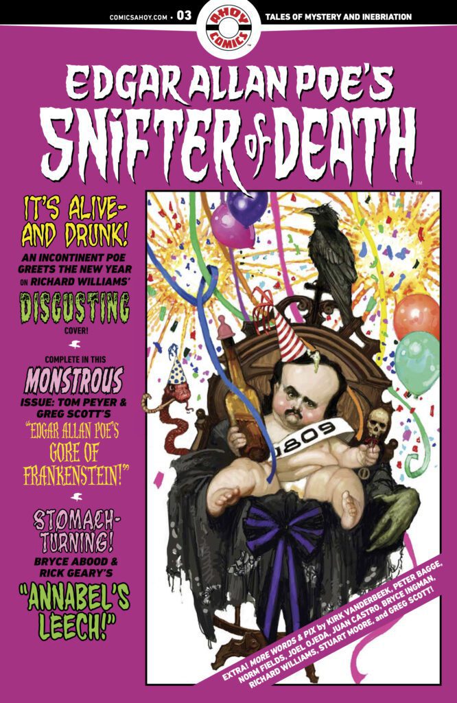 EDGAR ALLAN POE’S SNIFTER OF DEATH #3 Review