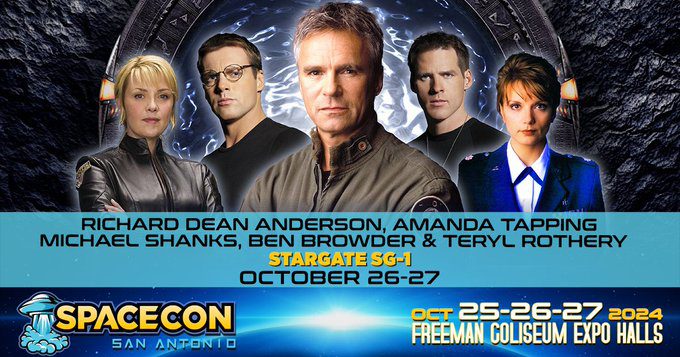 Stargate Cast Dial to Spacecon San Antonio 2024