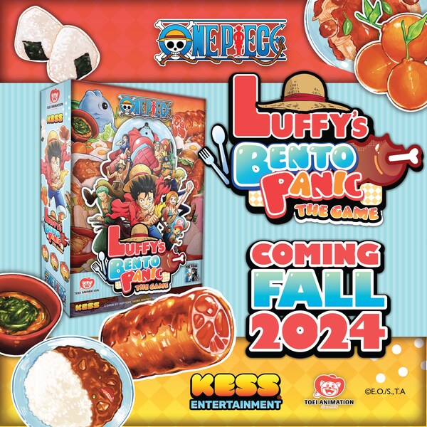 KessCo Announces Upcoming One Piece Tabletop Game: Luffy’s Bento Panic