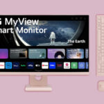 LG THINKS PINK WITH MYVIEW SMART MONITOR DESKTOP SETUP