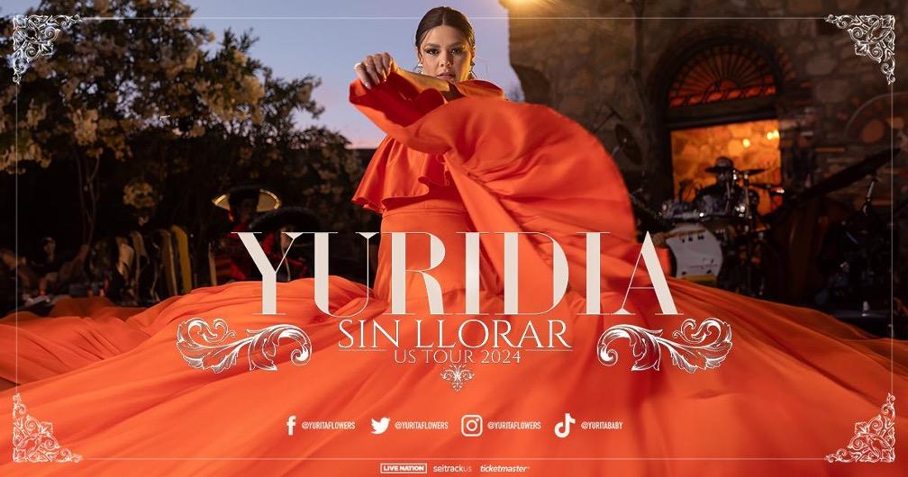 YURIDIA ANUNCIA SU GIRA SIN LLORAR POR ESTADOS UNIDOS