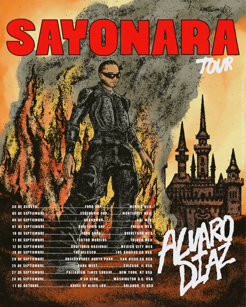 ÁLVARO DÍAZ ANNOUNCES SAYONARA TOUR