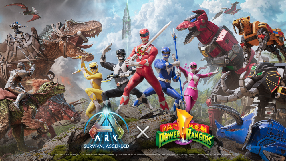 CURSEFORGE COLLABORATES WITH HASBRO TO BRING POWER RANGERS INTO STUDIO WILDCARD’S ARK: SURVIVAL ASCENDED