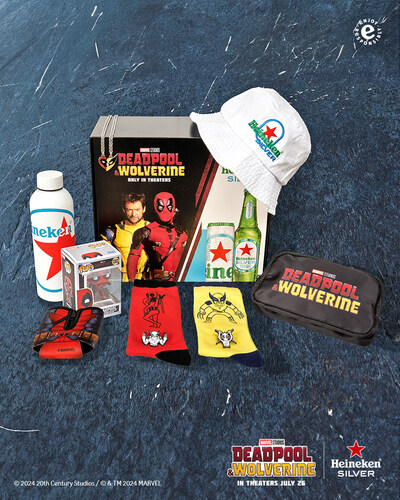 CNC x Heineken Silver Releases “Best Bubs Box” Featuring Limited- Edition Marvel Studios’ “Deadpool & Wolverine” Collectibles