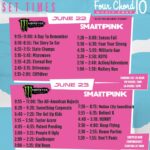 FOUR CHORD MUSIC FEST 10 SET TIMES ANNNOUNCED