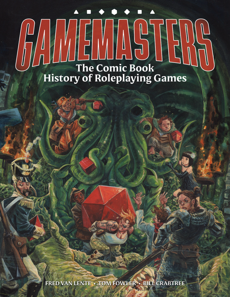 Bestselling Writer Fred Van Lente and Award-Winning Artist Tom Fowler Team Up With Publisher Clover Press for GAMEMASTERS, A Graphic History of Roleplaying Games