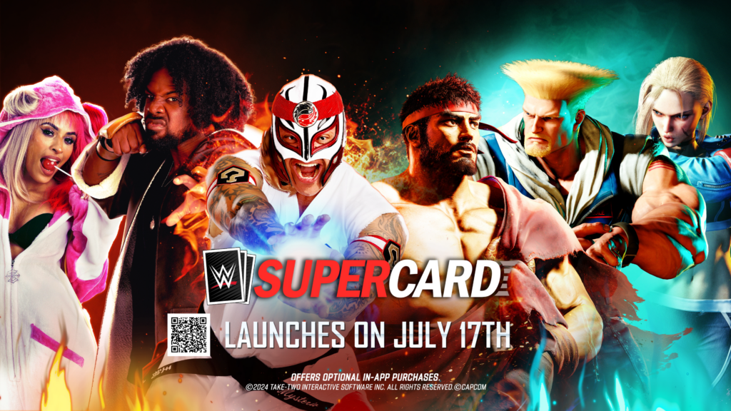 WORLDS COLLIDE IN WWE® SUPERCARD WITH LIMITED TIME STREET FIGHTER® 6 CROSSOVER EVENT