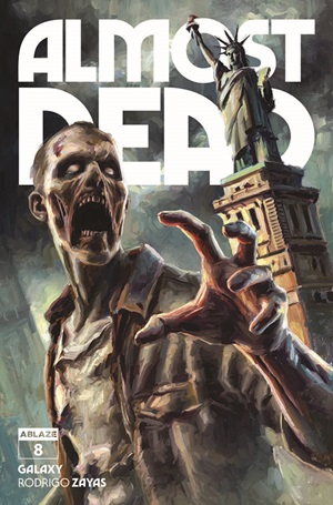 A cover of a magazine with a zombie hand Description automatically generated