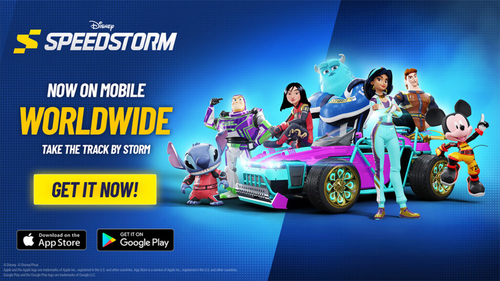 Disney Speedstorm Races onto Mobile Worldwide Now Available on the App Store and Google Play