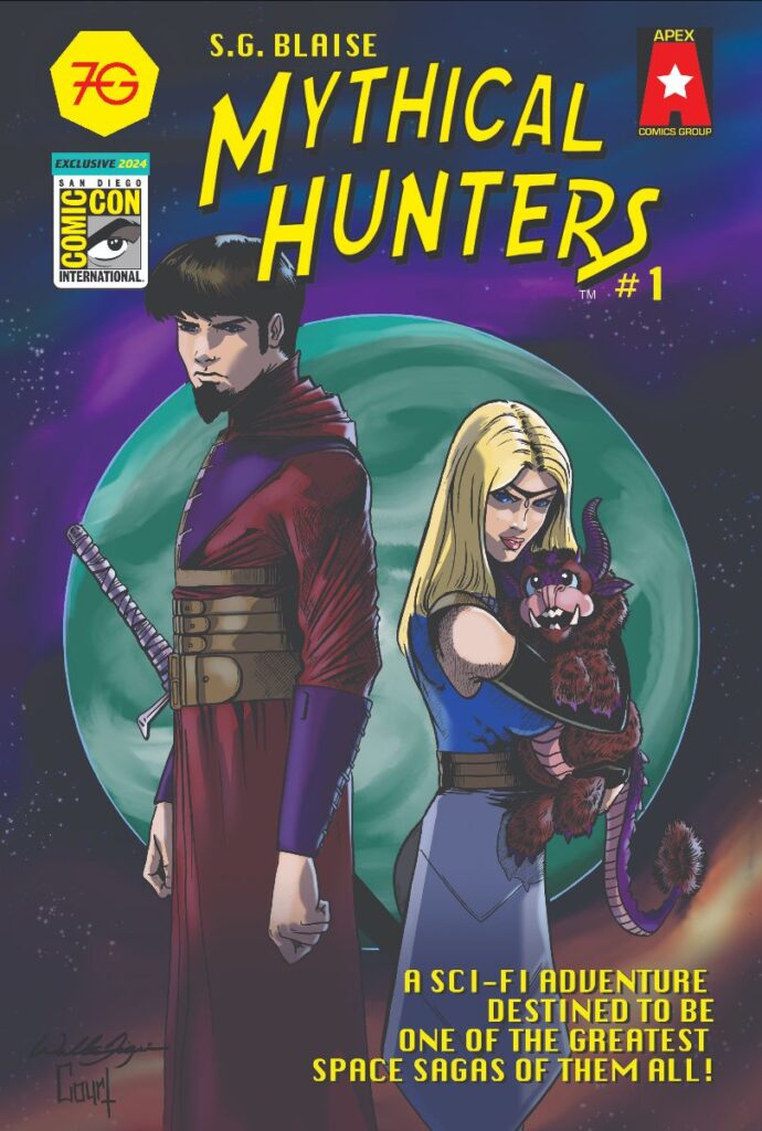 FANTASY / SCI-FI AUTHOR S.G. BLAISE TO DEBUT NEW COMIC BOOK SERIES “MYTHICAL HUNTERS” AT SAN DIEGO COMIC-CON 2024