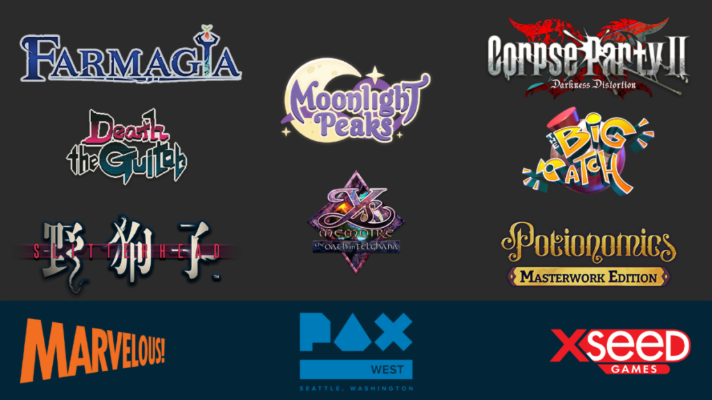 Marvelous USA and XSEED Games Announce Lineup of Playable Titles for PAX West 2024, Fabulous Fan Experiences and Incredible Indies