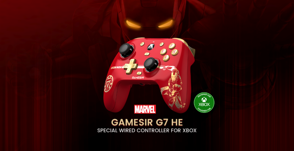 GameSir launches Officially Licensed G7 HE Limited Edition Iron Man Wired Controller