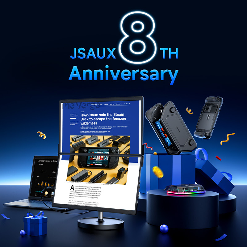 JSAUX CELEBRATES ITS 8TH ANNIVERSARY WITH DISCOUNTS OF UP TO 60%!