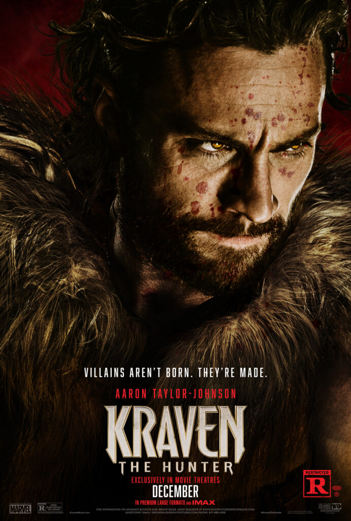 Trailer For KRAVEN THE HUNTER Drop The Spotlight