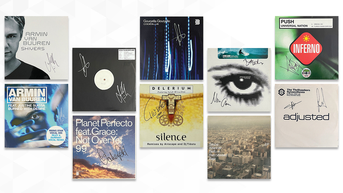 Amplifyd Launches Charitable Auction Featuring 50+ Autographed 12” Vinyl Trance Classics from Legends Tiësto, Armin Van Buuren, Sasha and more