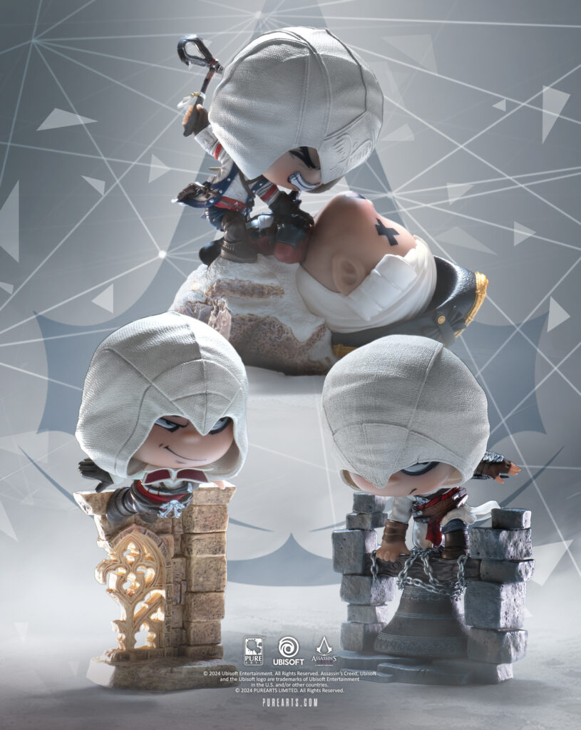 Get The First 3 Figures in New QLECTORS Captureing Iconic Assassin’s Creed Scenes Now!