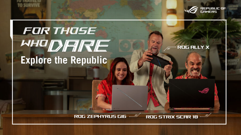 Explore the Republic: New ASUS ROG Video Stars Legendary Voice Actors at the ROG Travel Agency