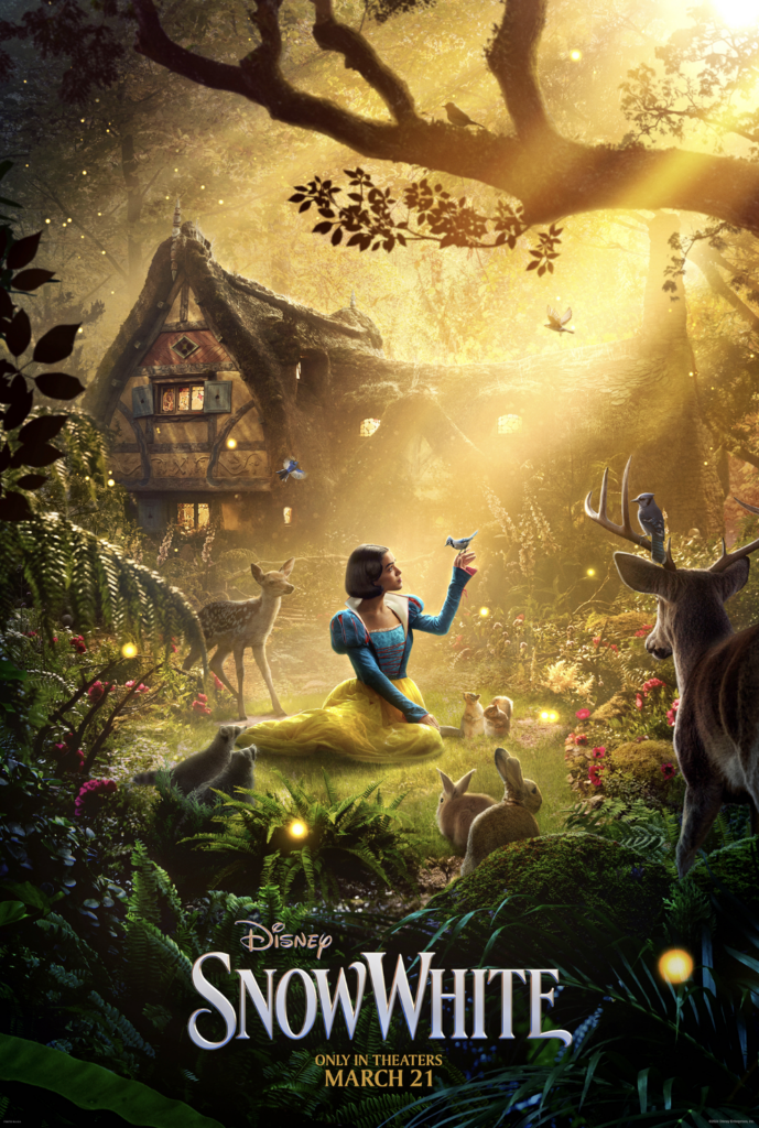 RELEASING IN THEATERS MARCH 21, 2025 ENCHANTING NEW TEASER TRAILER & POSTER FOR “DISNEY’S SNOW WHITE” JUST UNVEILED AT D23: THE ULTIMATE DISNEY FAN EVENT