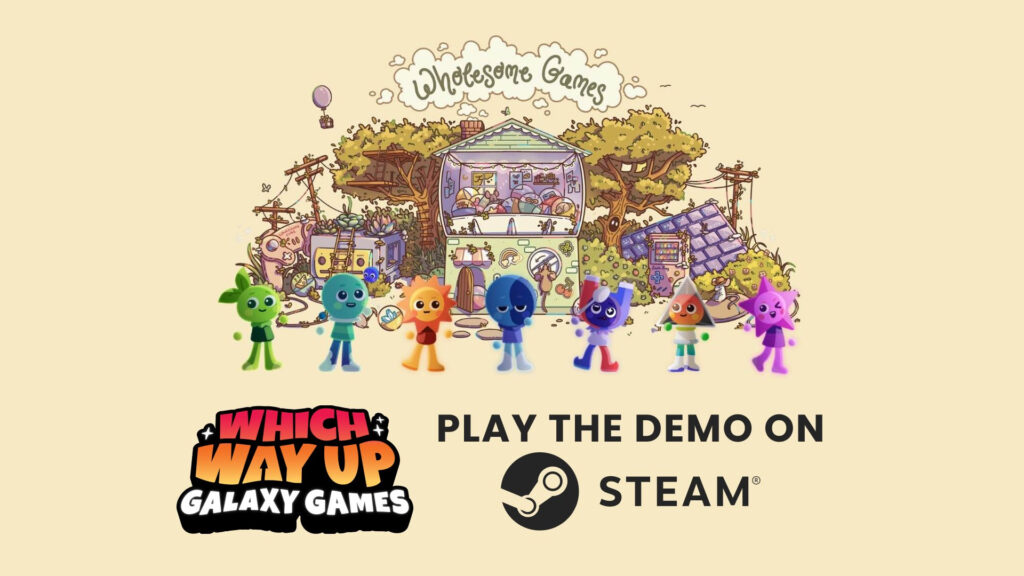 Which Way Up Galaxy Games Demo Update Alongside Wholesome Games Celebration