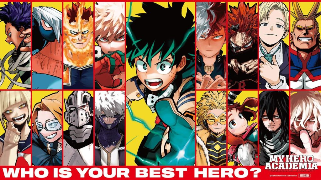 “My Hero Academia” Reaches its Conclusion After 10 Years of Serialization! In Celebration of the Finale, Shueisha Announces Worldwide Character Poll “WORLD BEST HERO”