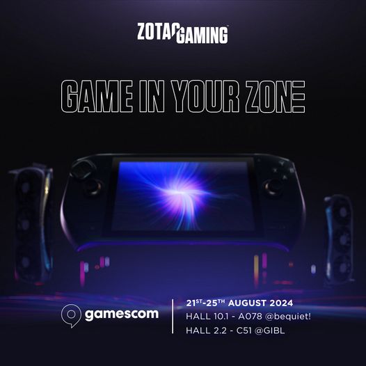 ZOTAC GAMING LAUNCHES THE ZONE, AN ENTHUSIAST-LEVEL PC GAMING HANDHELD AT GAMESCOM 2024