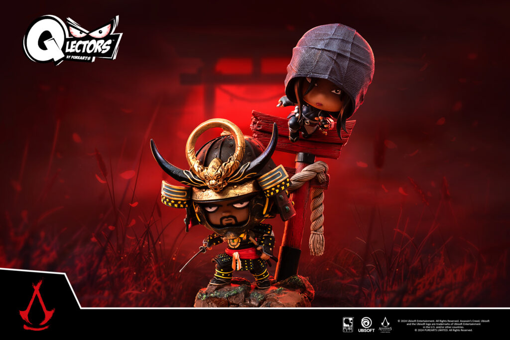 Pre Order the Qlectors Assassin’s Creed Shadows Yasuke & Naoe now!