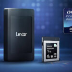 Lexar Professional DIAMOND CFexpress™ 4.0 Type B Card and SL500 Portable SSD with Magnetic Set Win CES 2025 Innovation Awards