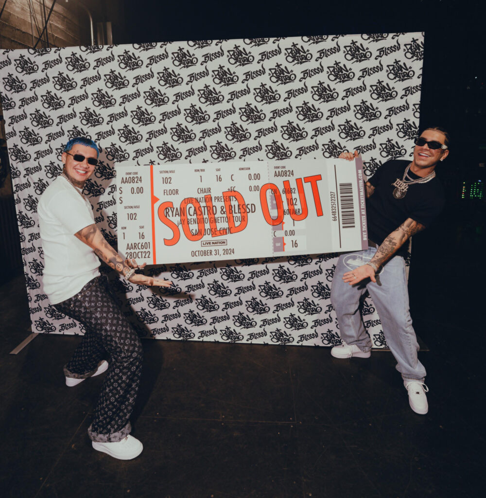 “AY BENDITO GHETTO”: RYAN CASTRO AND BLESSD KICK OFF THEIR JOINT U.S TOUR WITH SOLD-OUT SHOW IN SAN JOSE, CA