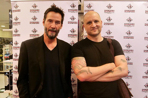 KEANU REEVES & CHINA MIÉVILLE CELEBRATE THE RETURN OF FORBIDDEN PLANET BRISTOL ON SATURDAY DECEMBER 7th!