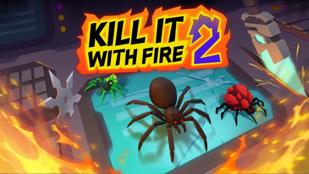 Crush Kill It With Fire 2’s Sinister Spiders in Today’s Sci-Fi Cybercore Update