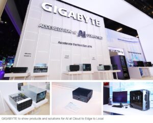 GIGABYTE Demonstrates Omni-AI Capabilities at CES 2025: Comprehensive Computing Solutions from Cloud to Edge